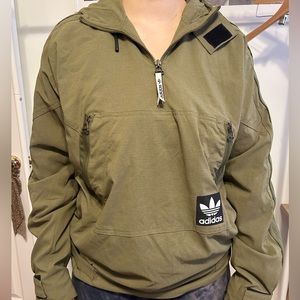 Like New Adidas Quarter Zip Hoodie Jacket